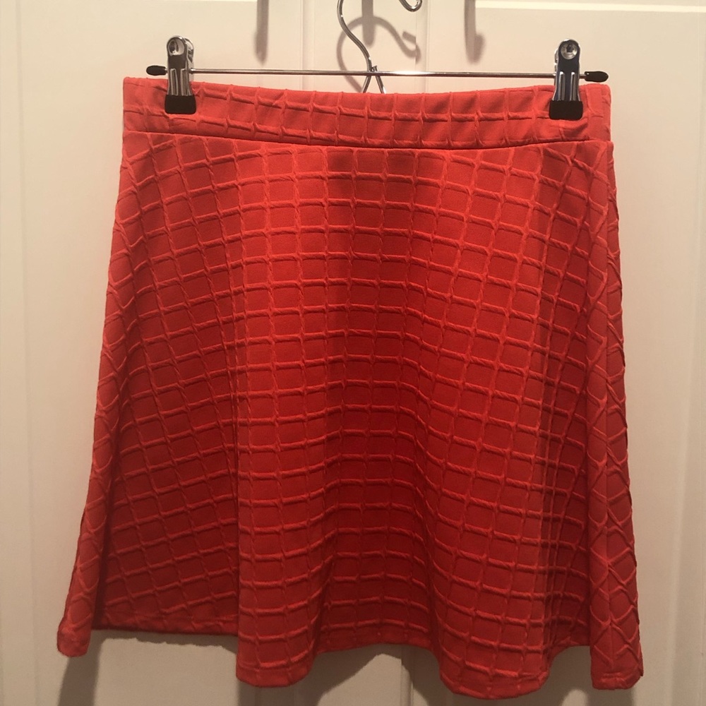 Blue Rain Checkered Skirt